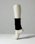 外側メリノウール混と内側シルク混の足首ウォーマー