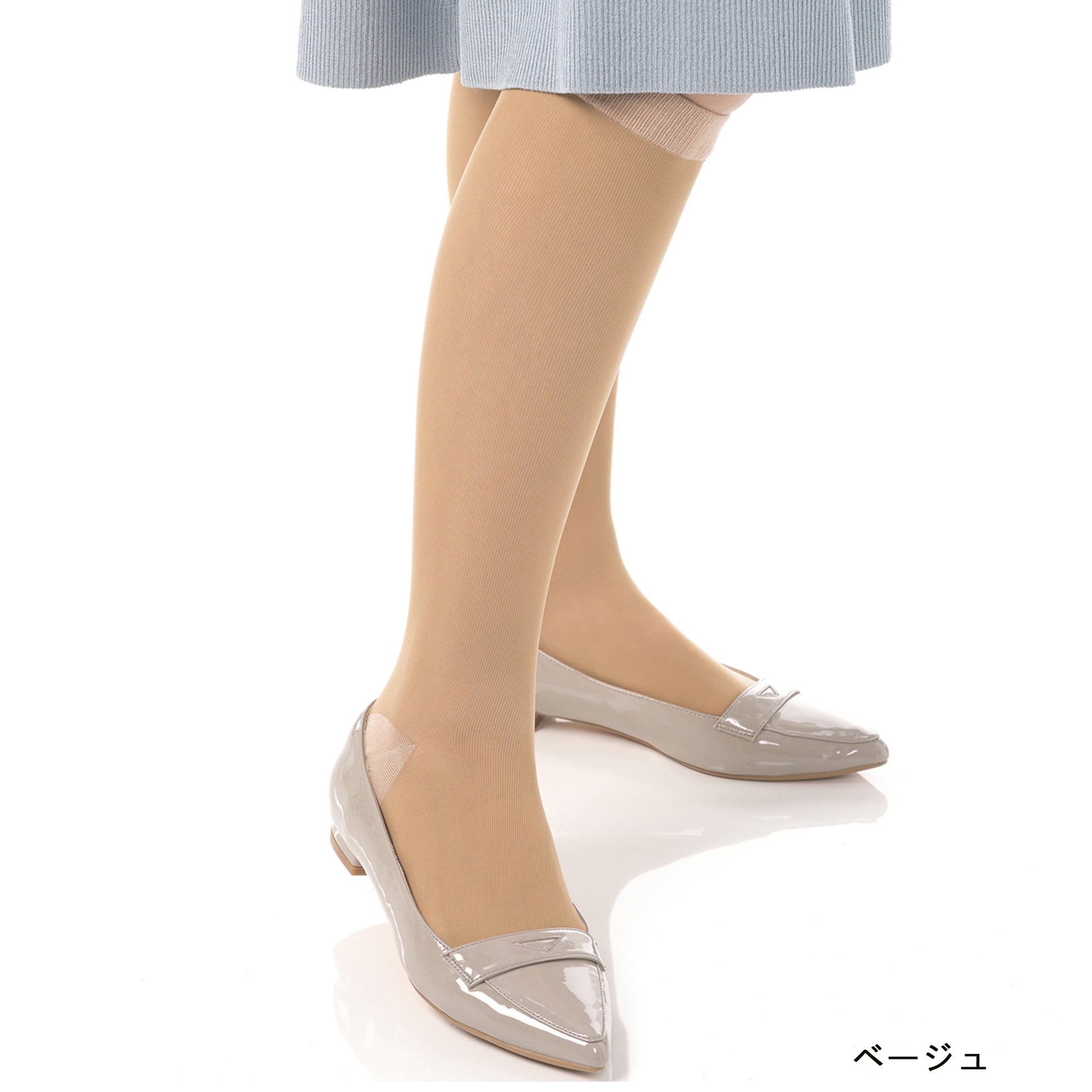 UVシースルー着圧ハイソックス3足セット