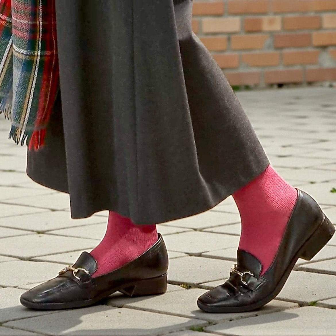 【健康習慣お試し２足セット】綿混着圧ハイソックス