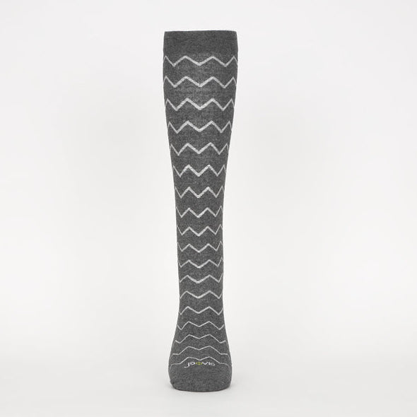 綿混着圧_グレーラメジグザグ前方