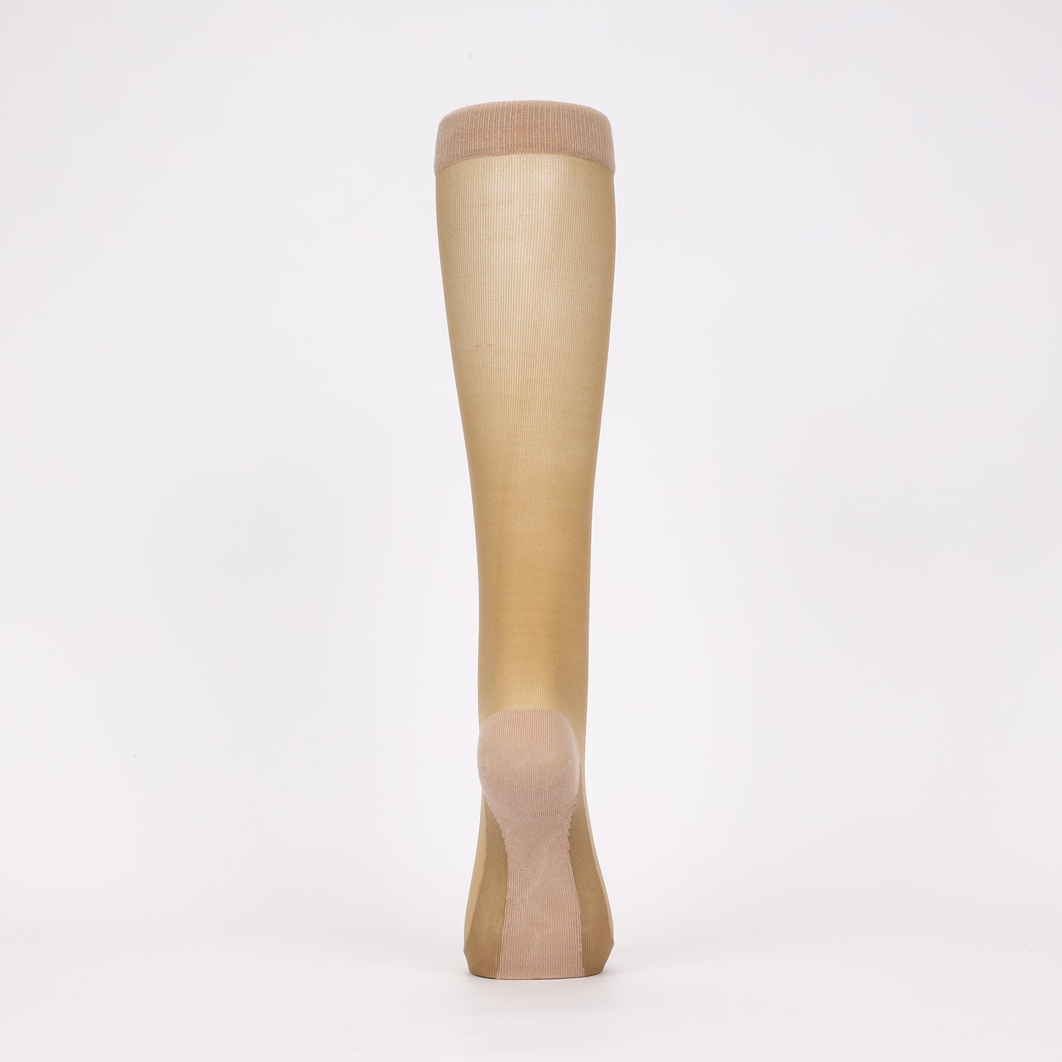 足底綿UVシースルー着圧ハイソックス